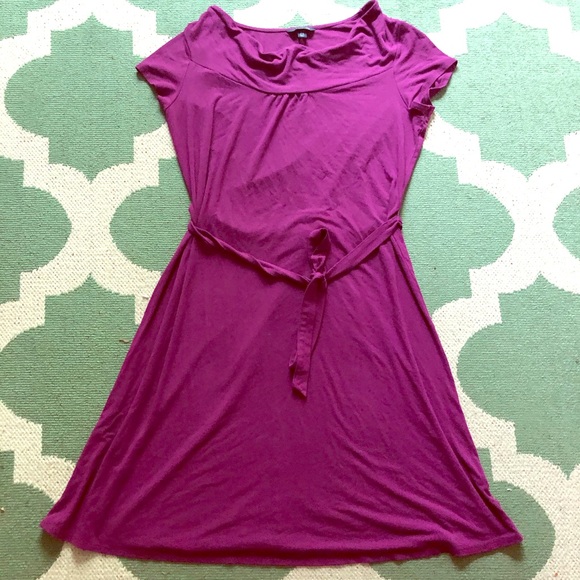 lands end jersey dress